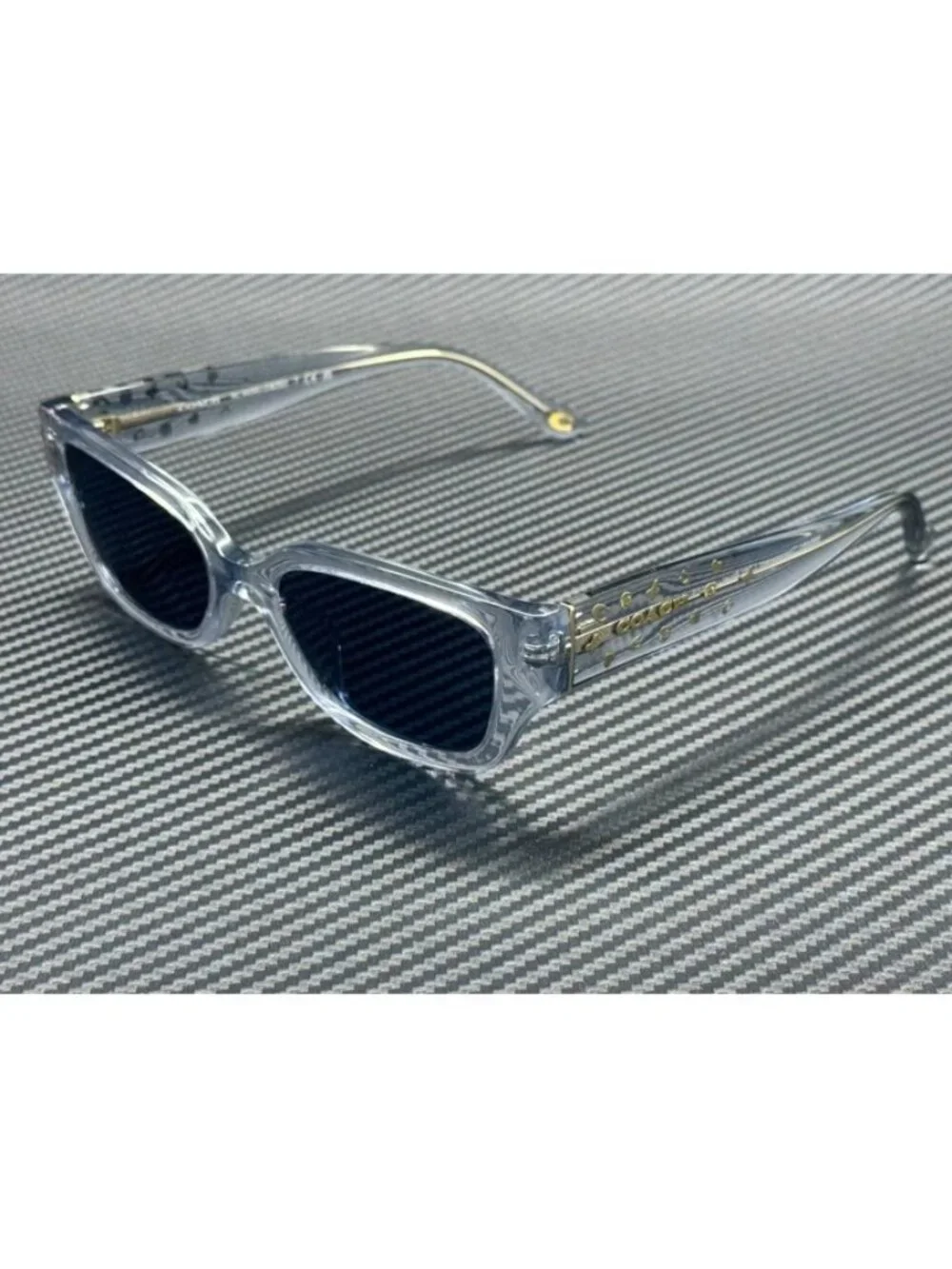 New Coach Women Transparent Blue Sunglasses -19-140